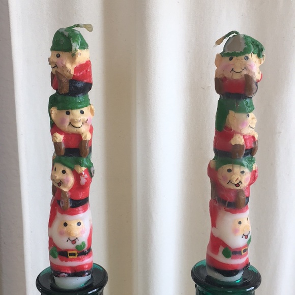 Santa and elf candles - Picture 2 of 11